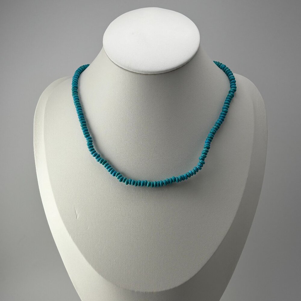 *NEW* Synthetic Turquoise Chocker Style Necklace